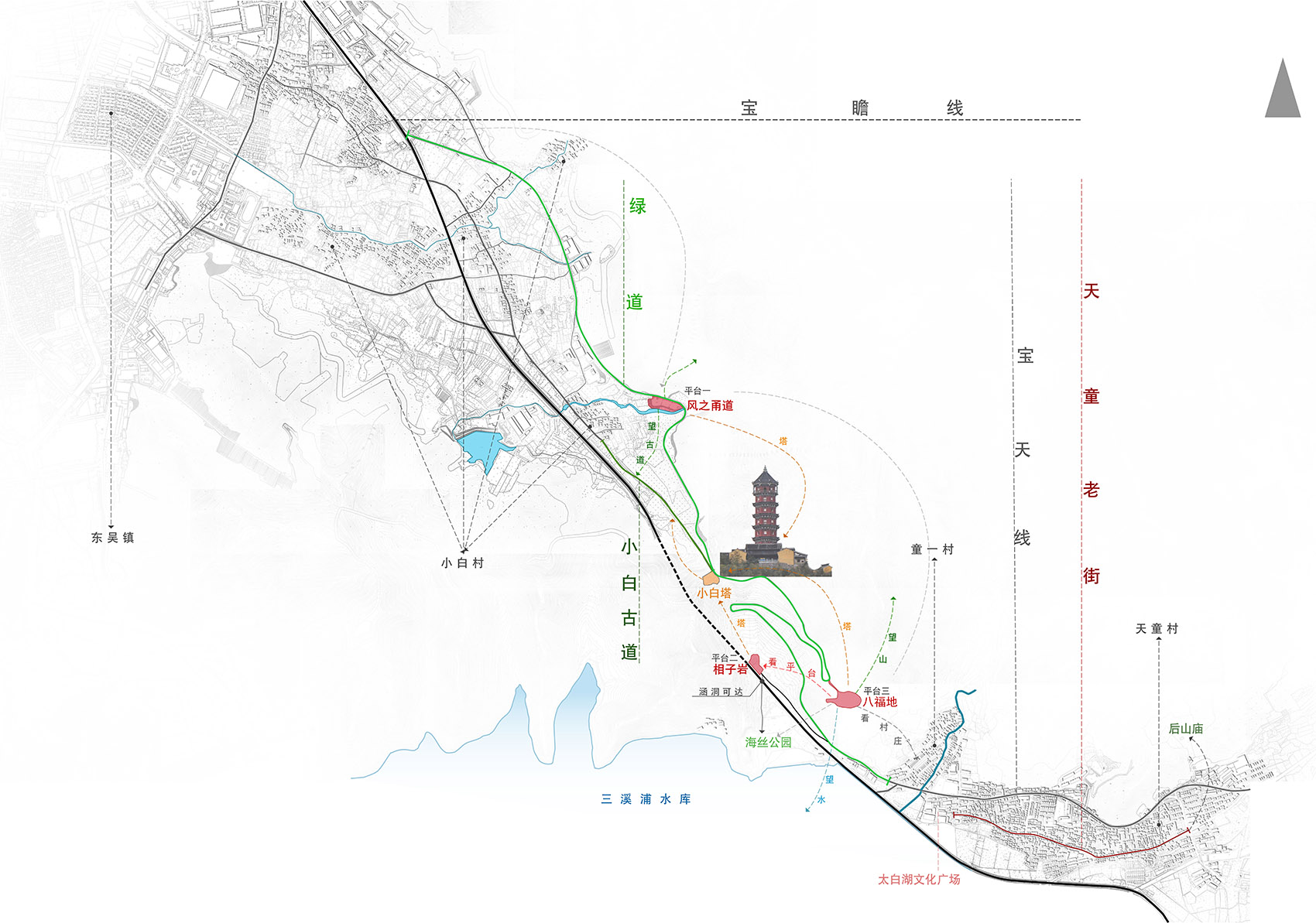 山间台&环山绿道丨中国宁波丨半间建筑-45