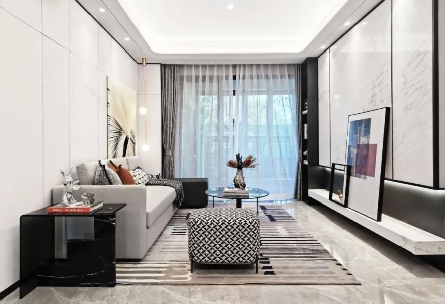 南宁邕宁玖珑湾样板间 | 现代中式美学空间-14