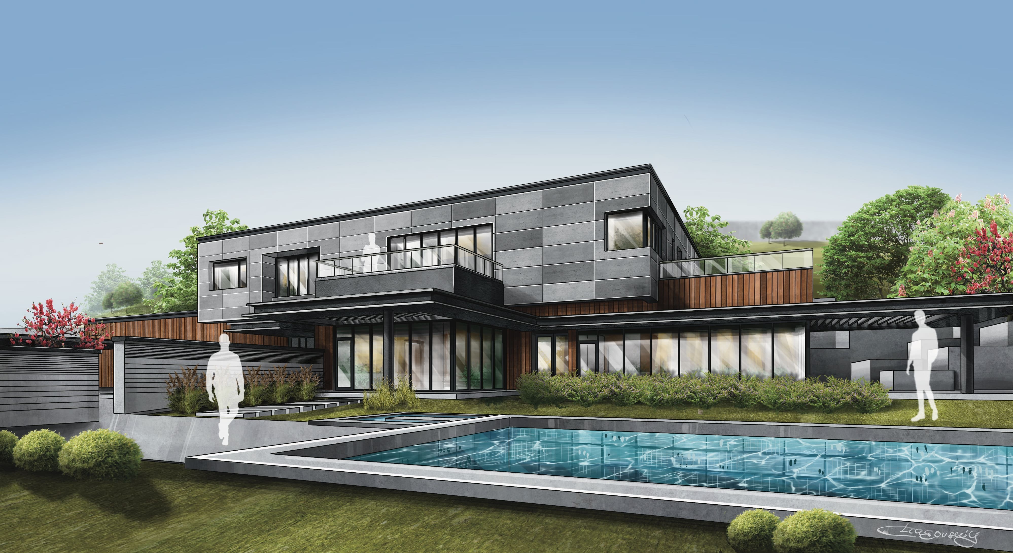 当代高科技风格住宅-2