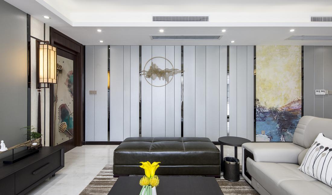 成都业之峰装饰 | 现代简约风格打造通透美湖平层-6