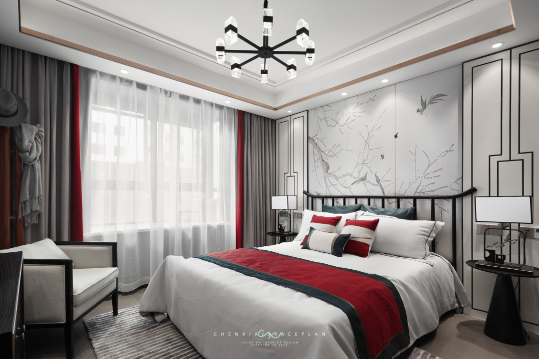 东城江南 230 平新中式样板间 | 辰夏作品,现代与传统的美学融合-59