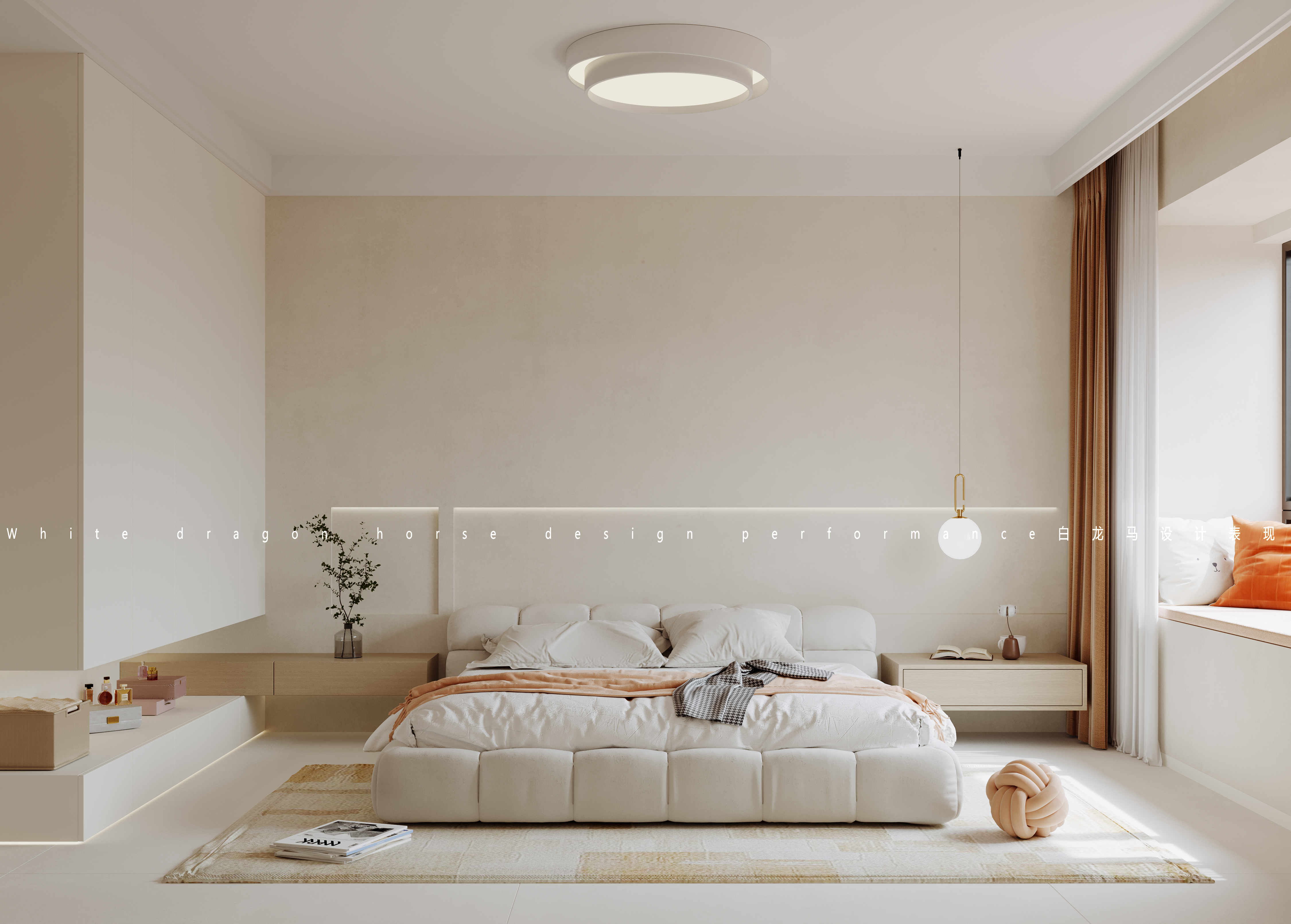 奶油风——白龙马效果图-5