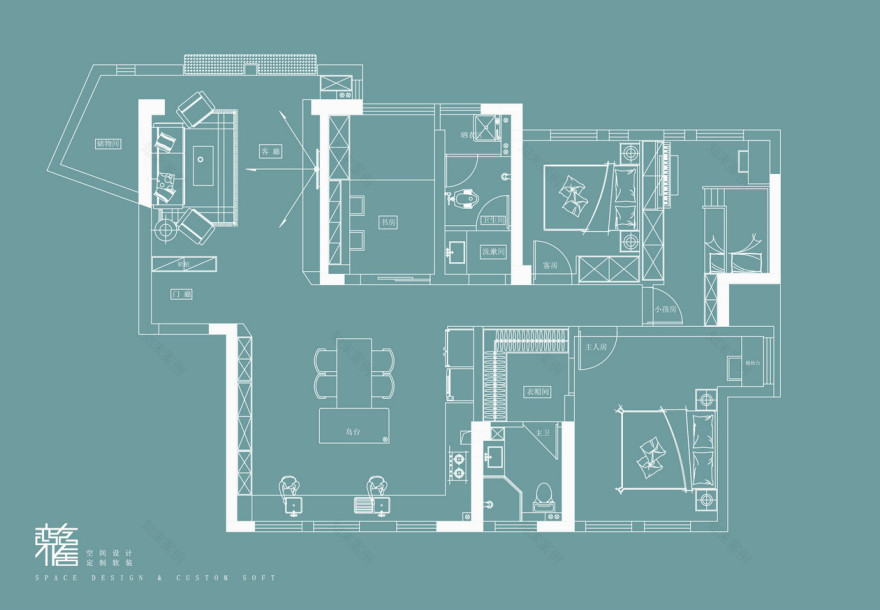 《爱无界》三代同堂的温馨空间设计-5