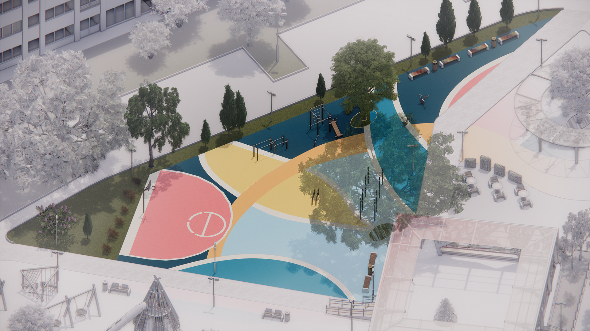 小区环境美化项目丨Александров Богдан等五人-4