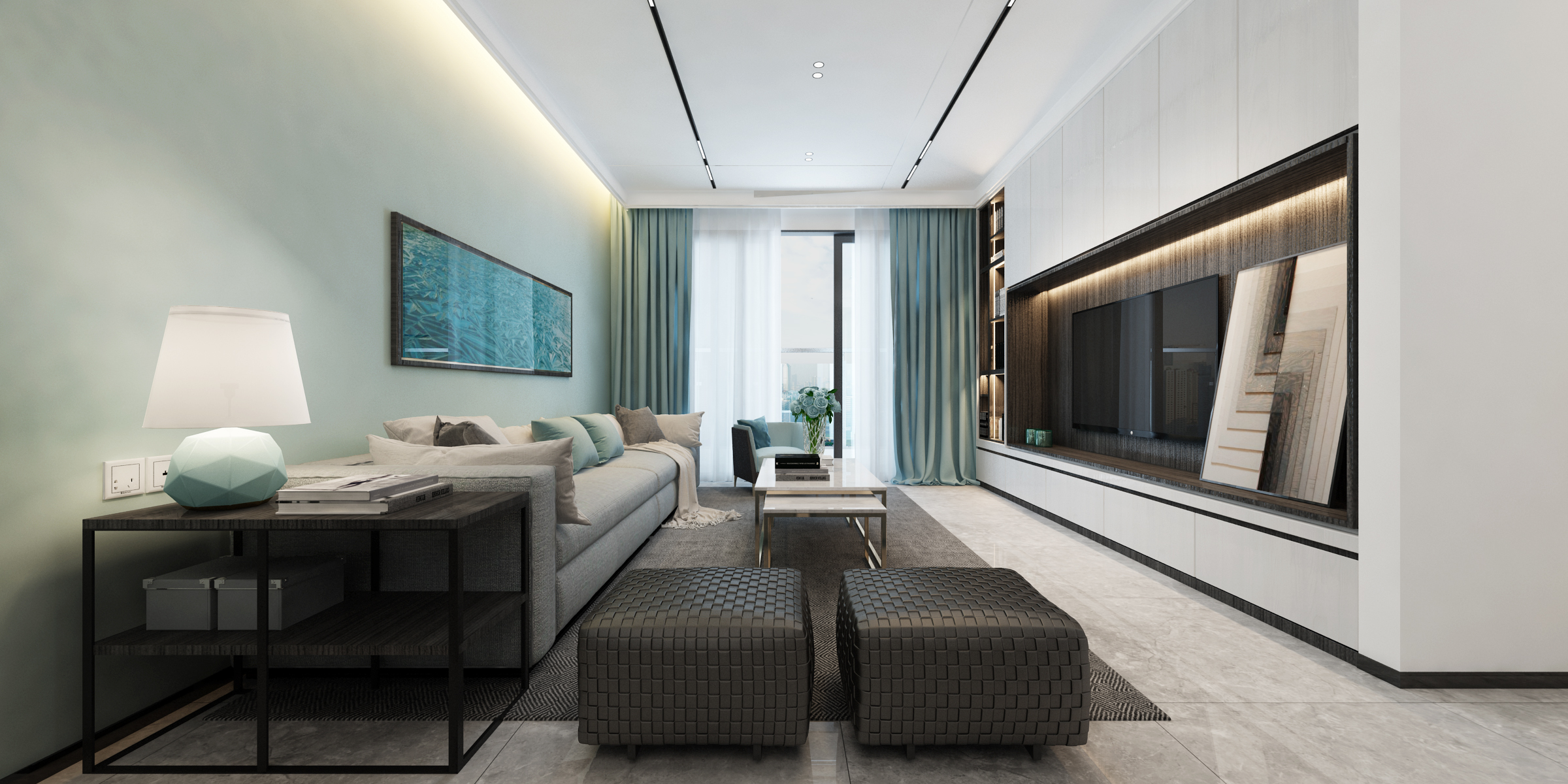 现代简约风打造 100㎡精致温馨家-8