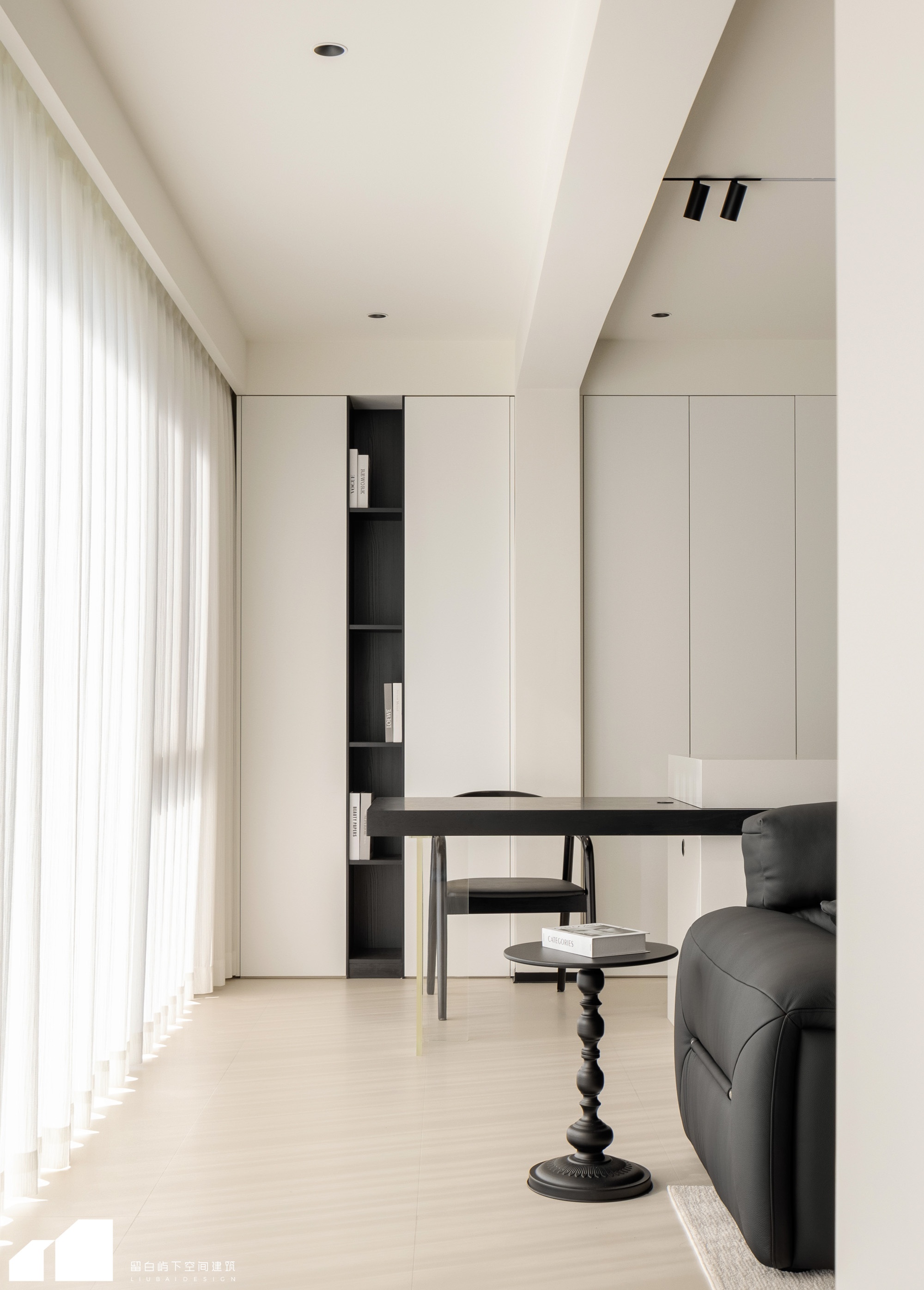 山而，干净纯粹的极简之家，流动的空间艺术丨留白屿下空间建筑-8