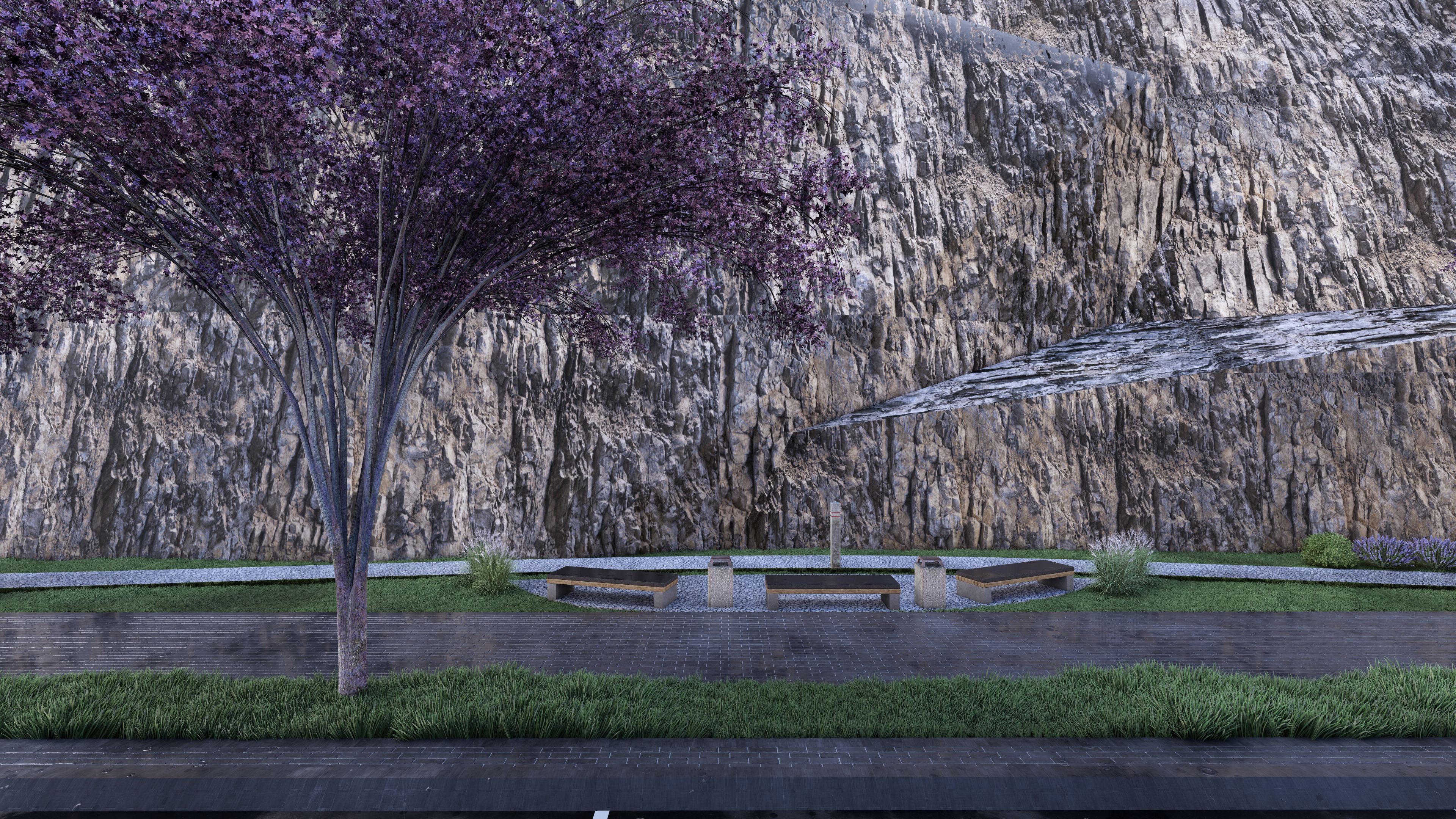 Public realm proposals - Abha main roads-4