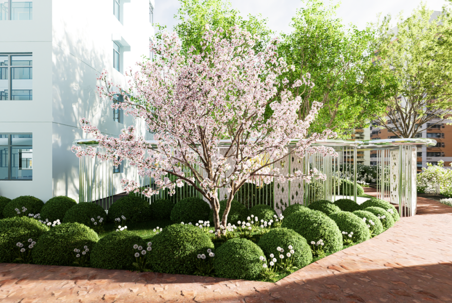 超甜江大学妹的毕设获2025年全国联合毕业设计奖!新概念“共享花园与菜园”!以生境花园为核心载体,模块化系统重构空间打造生态设计-137