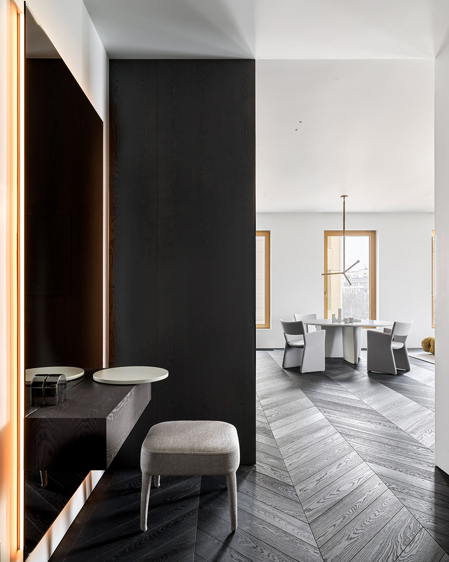 87 平米极简公寓,自然元素与功能的完美融合-13