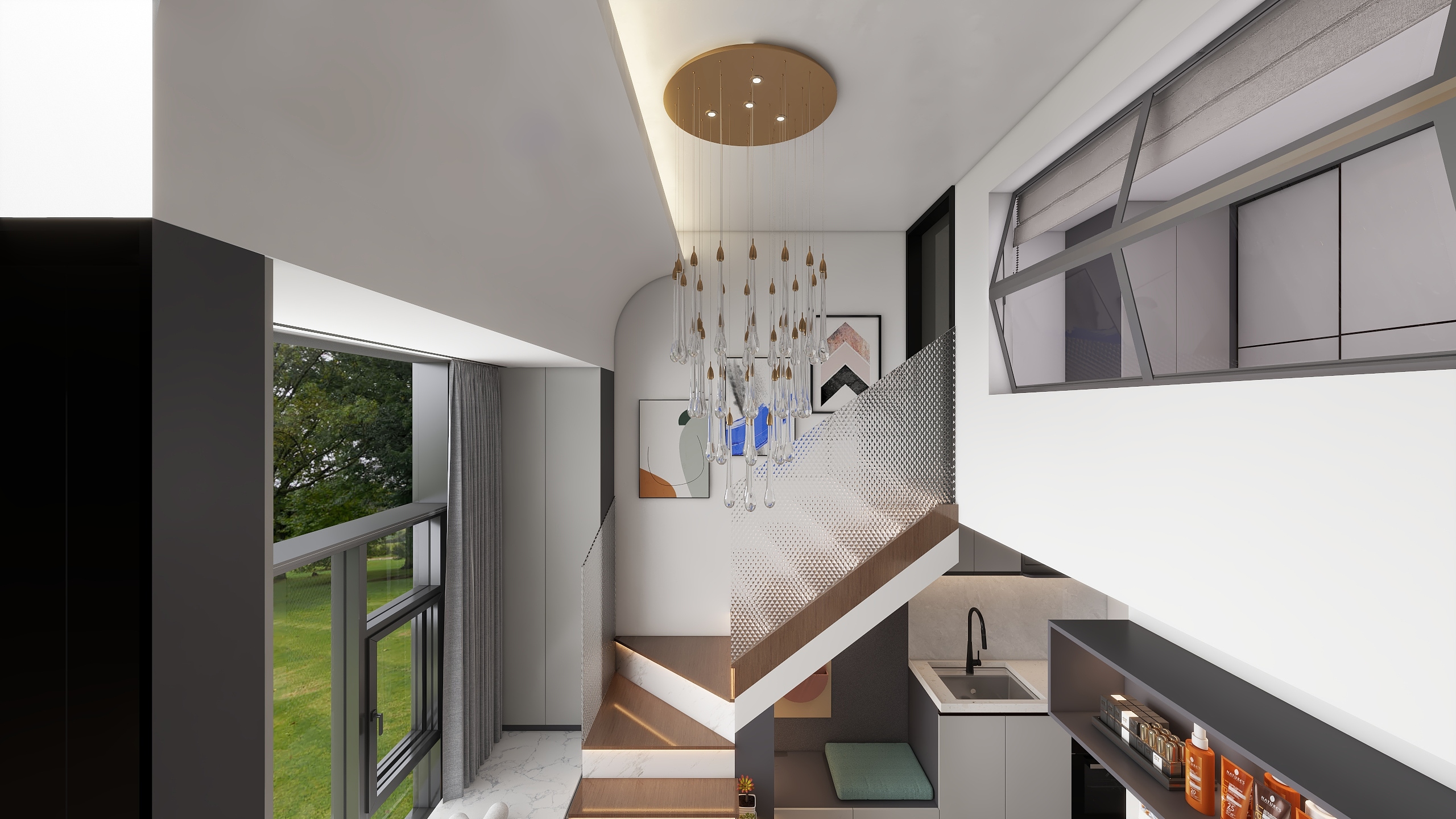 31平方现代简约LOFT公寓丨中国廊坊-3