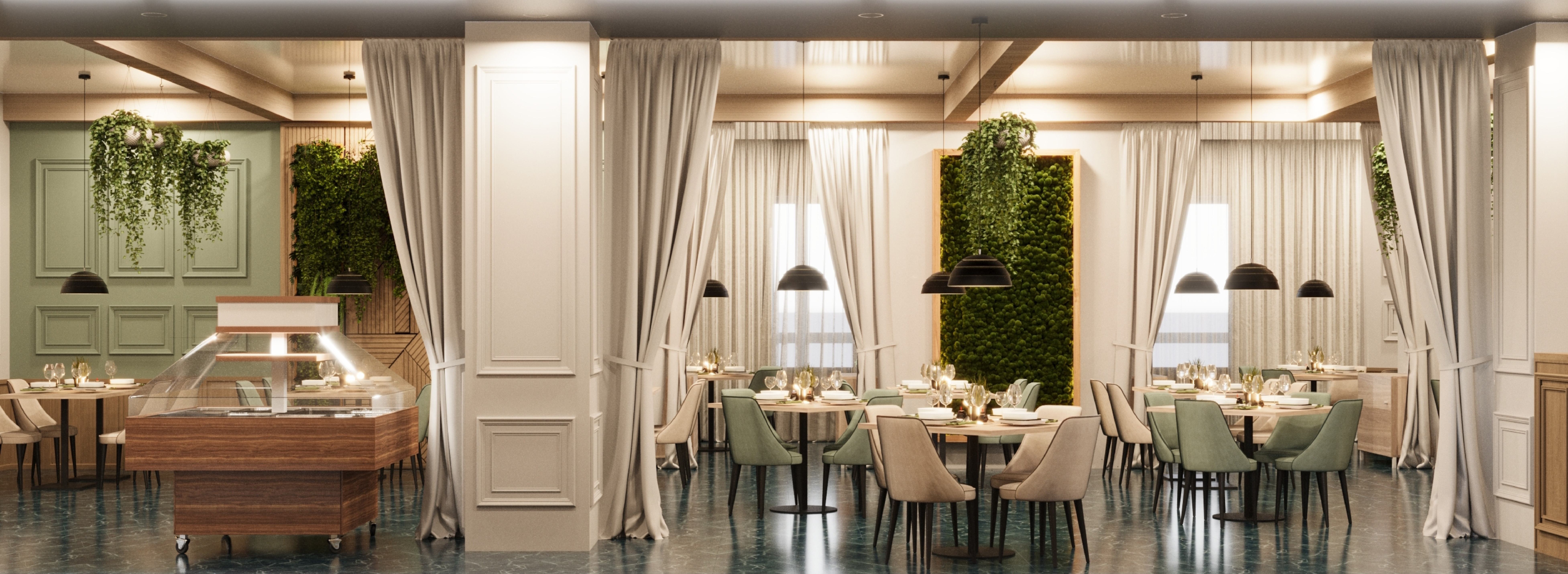 Редизайн ресторана при отеле 4*-2