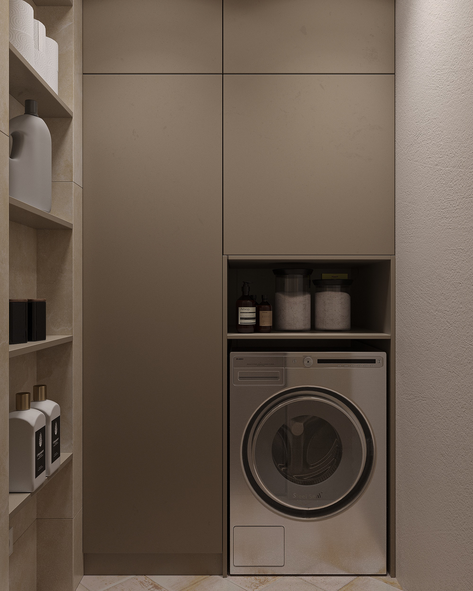 现代明暗色调的融合空间丨乌克兰基辅丨Natalia CHUPYS-19