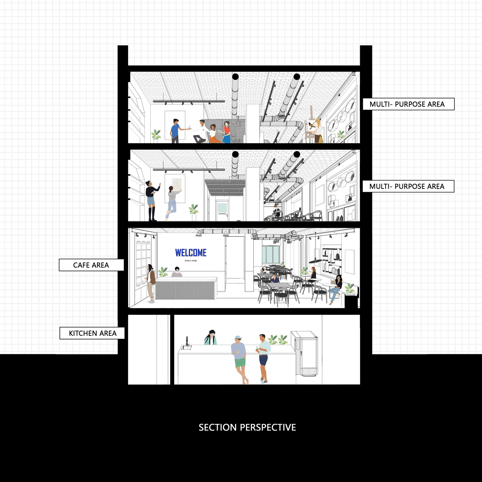 Naeem 咖啡馆和文化中心丨伊朗德黑兰丨AZNO Design Studio-7