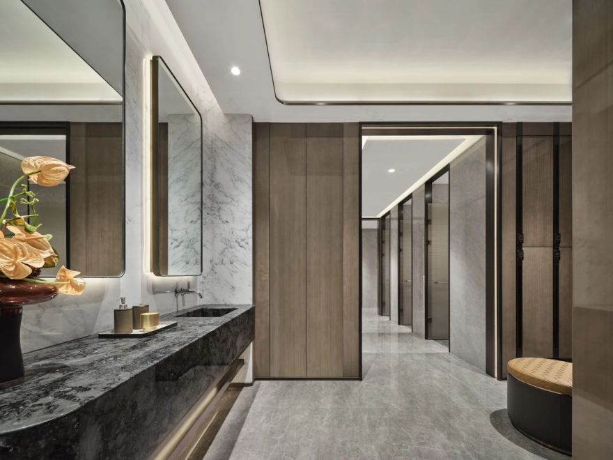 杭州滨江锦尚和品府会所入户大堂丨中国杭州丨ICDL 郑仕樑室内设计-44