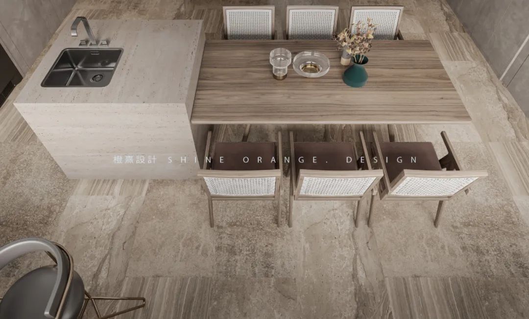 《橙熹设计》全案设计,侘寂风格,自然简约-40