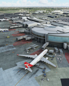 3D modeling of Perth Airport for flight simulator