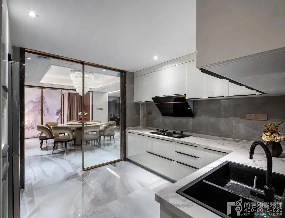 450㎡淡雅新中式别墅设计丨尚层别墅装饰-25