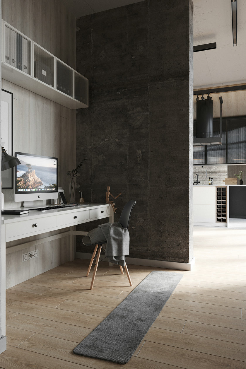 灰色系小空间公寓设计-11