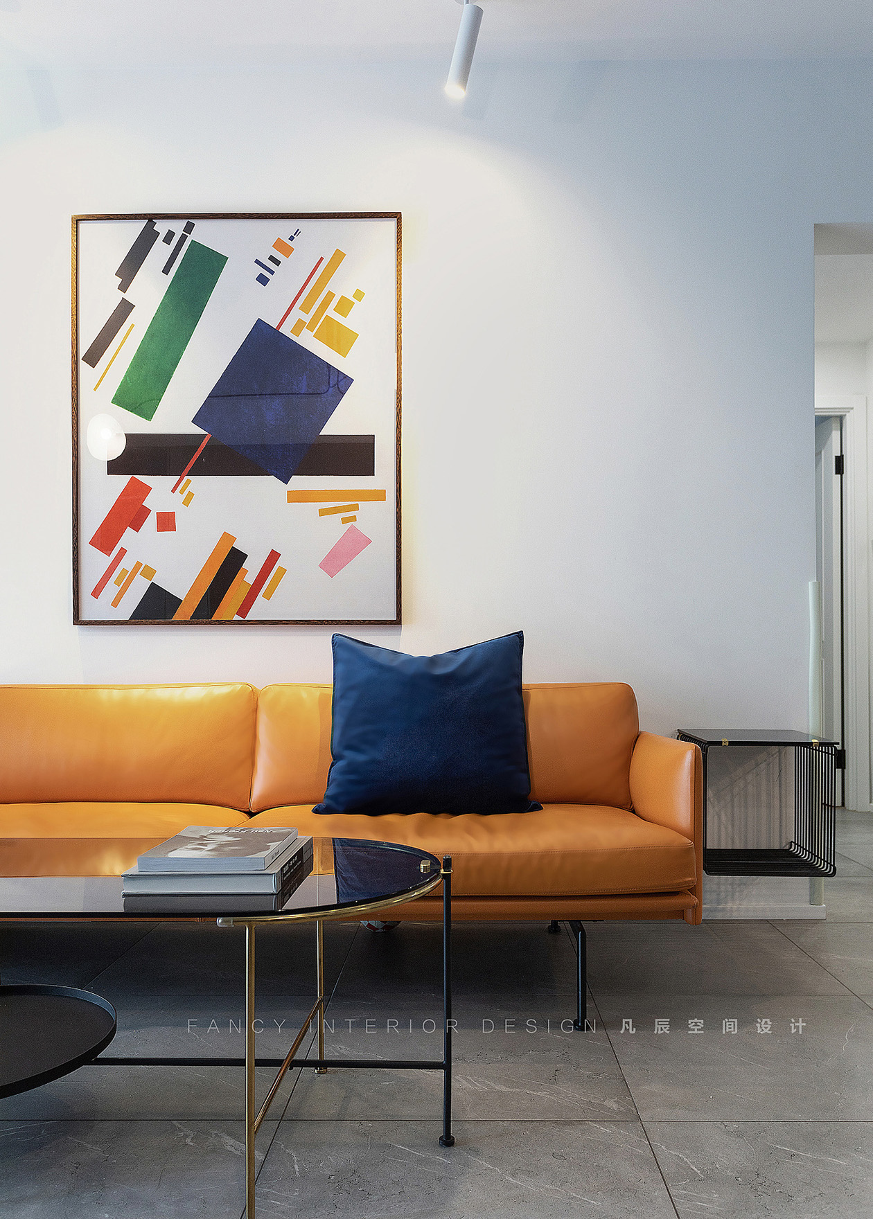 128 平北京现代家居，摩登撞色诠释辣妈生活-23