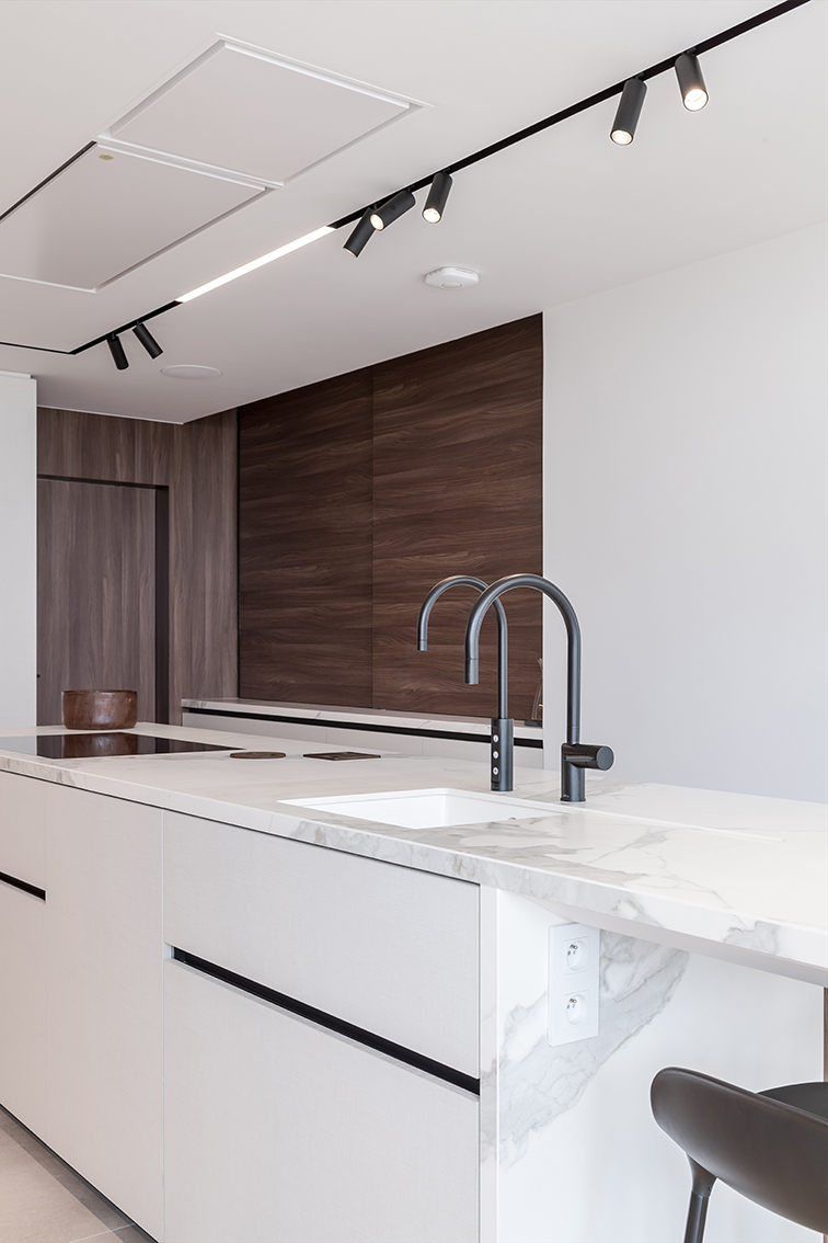 豪华厨房整体翻新项目丨室内建筑师Alexander Hugelier-13