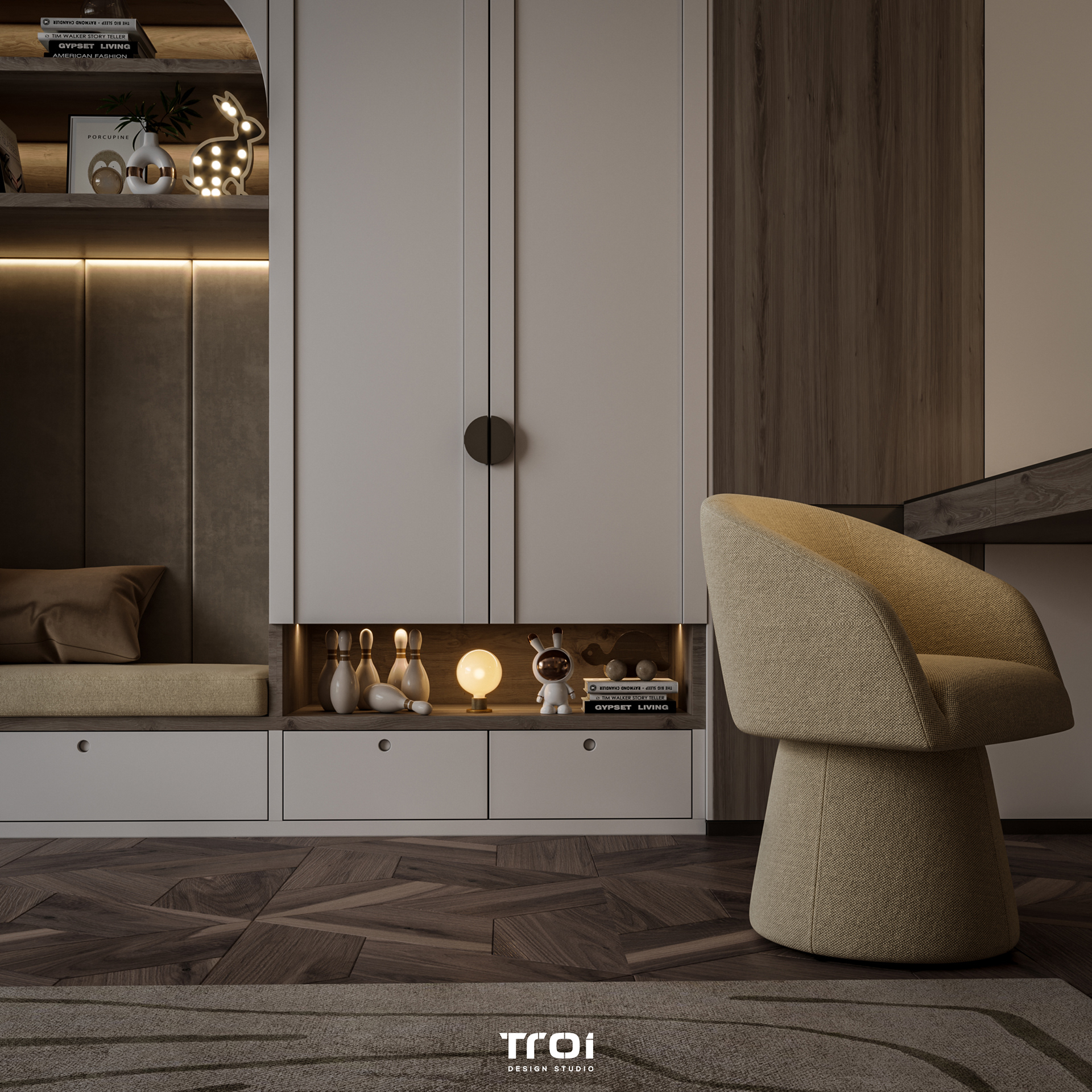 男孩卧室丨Troi Design Studio-11