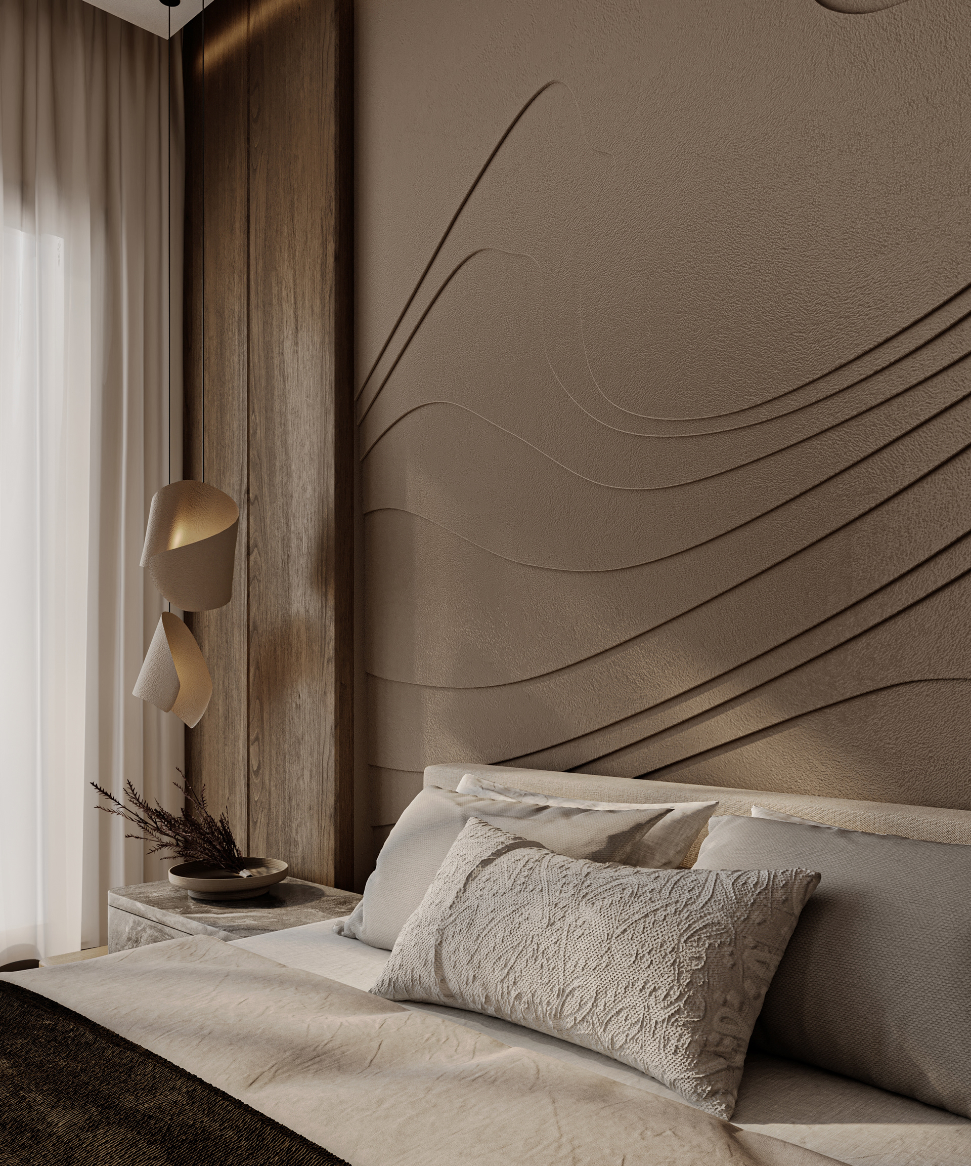 新吉萨·主卧室丨LOAK designs-4