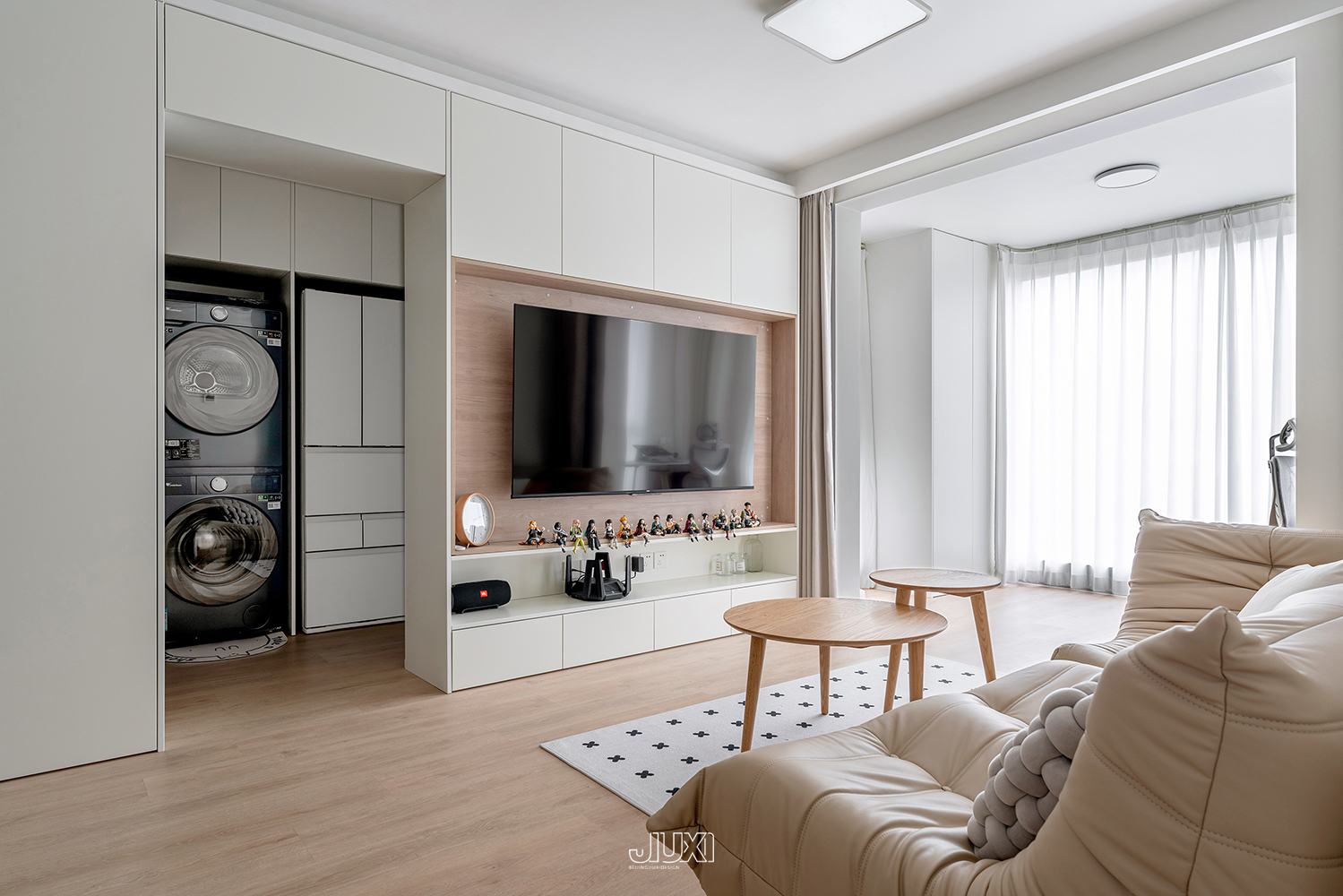 72㎡森系原木风小家设计丨中国北京丨久栖设计-9