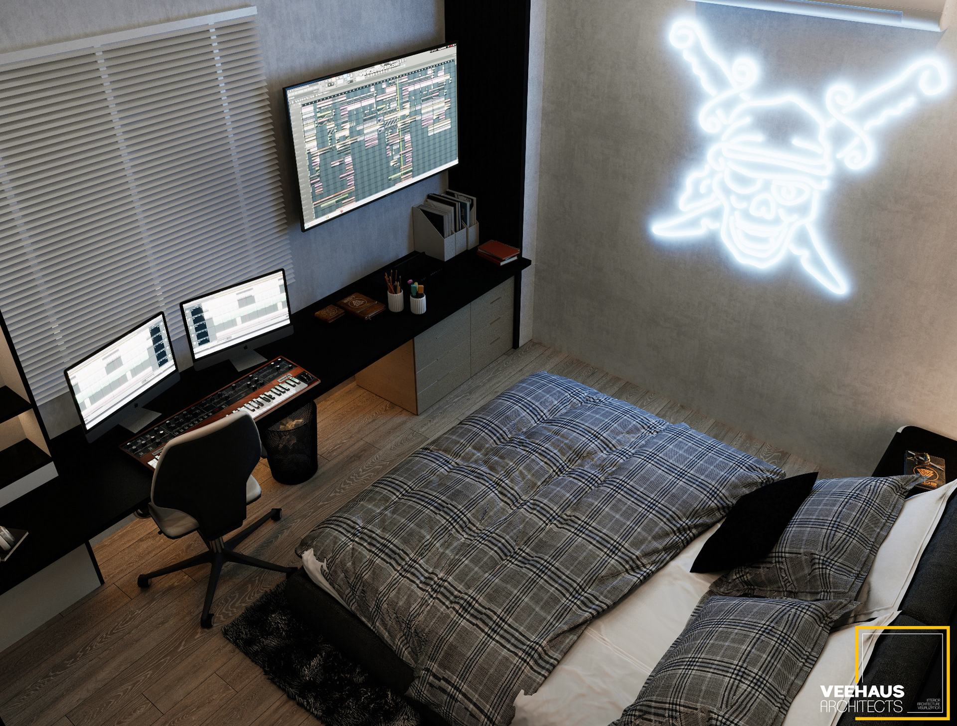 游戏室丨Veehaus Architects-14