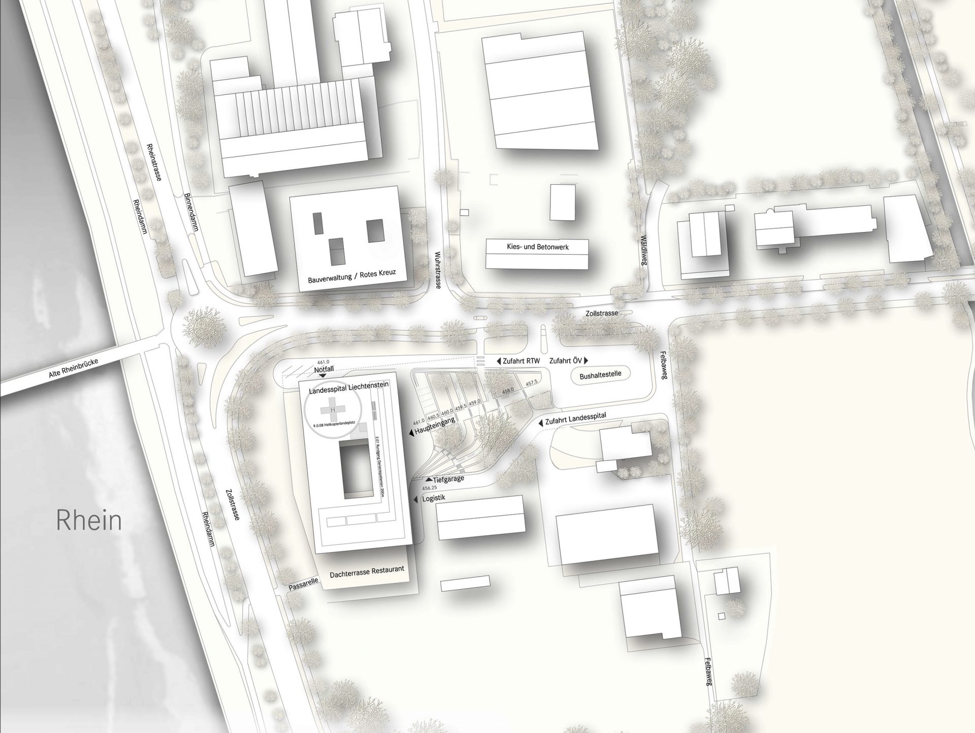 Landesspital Liechtenstein Vaduz Neubau eines Akutspitals-3