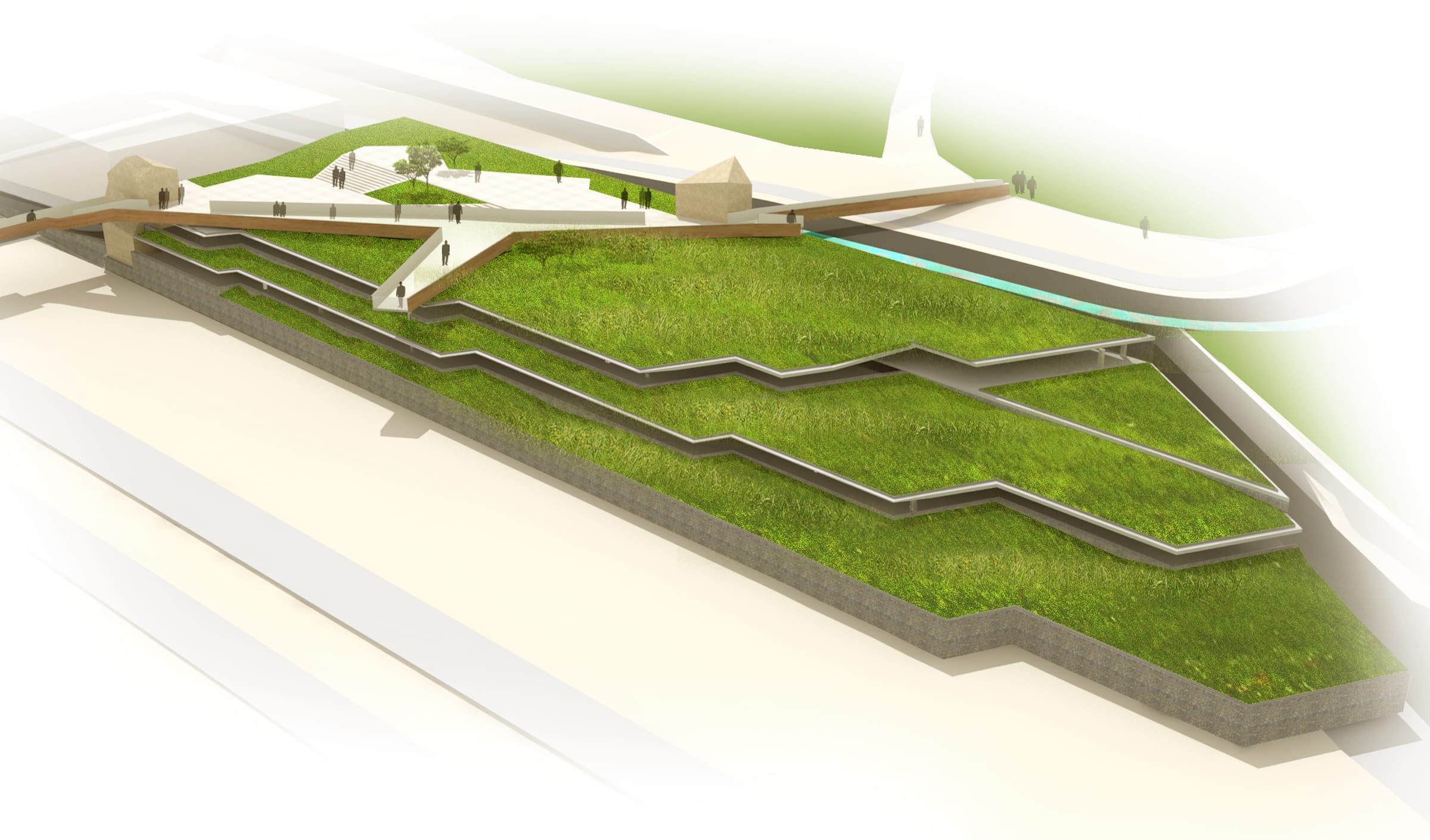 法国维特尔市多功能联运立交桥设计丨TETRARC Architects-36