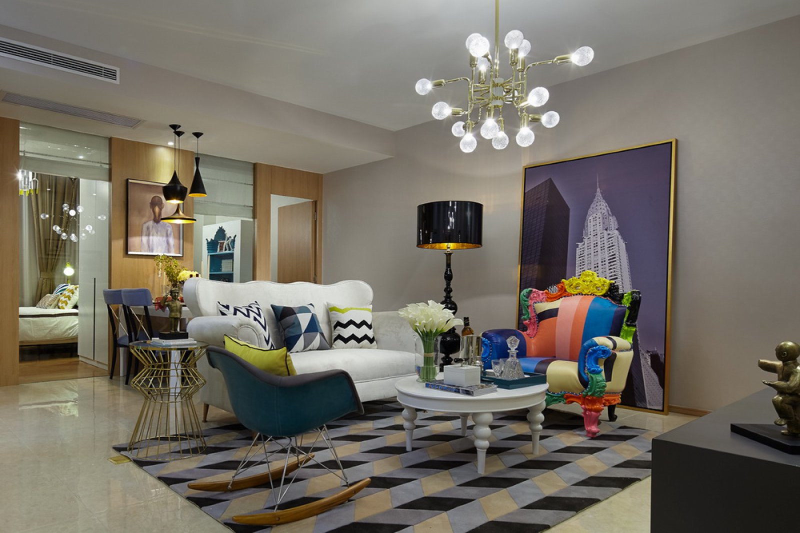 浦江意优国际精装公寓  Pin Design致品空间-12