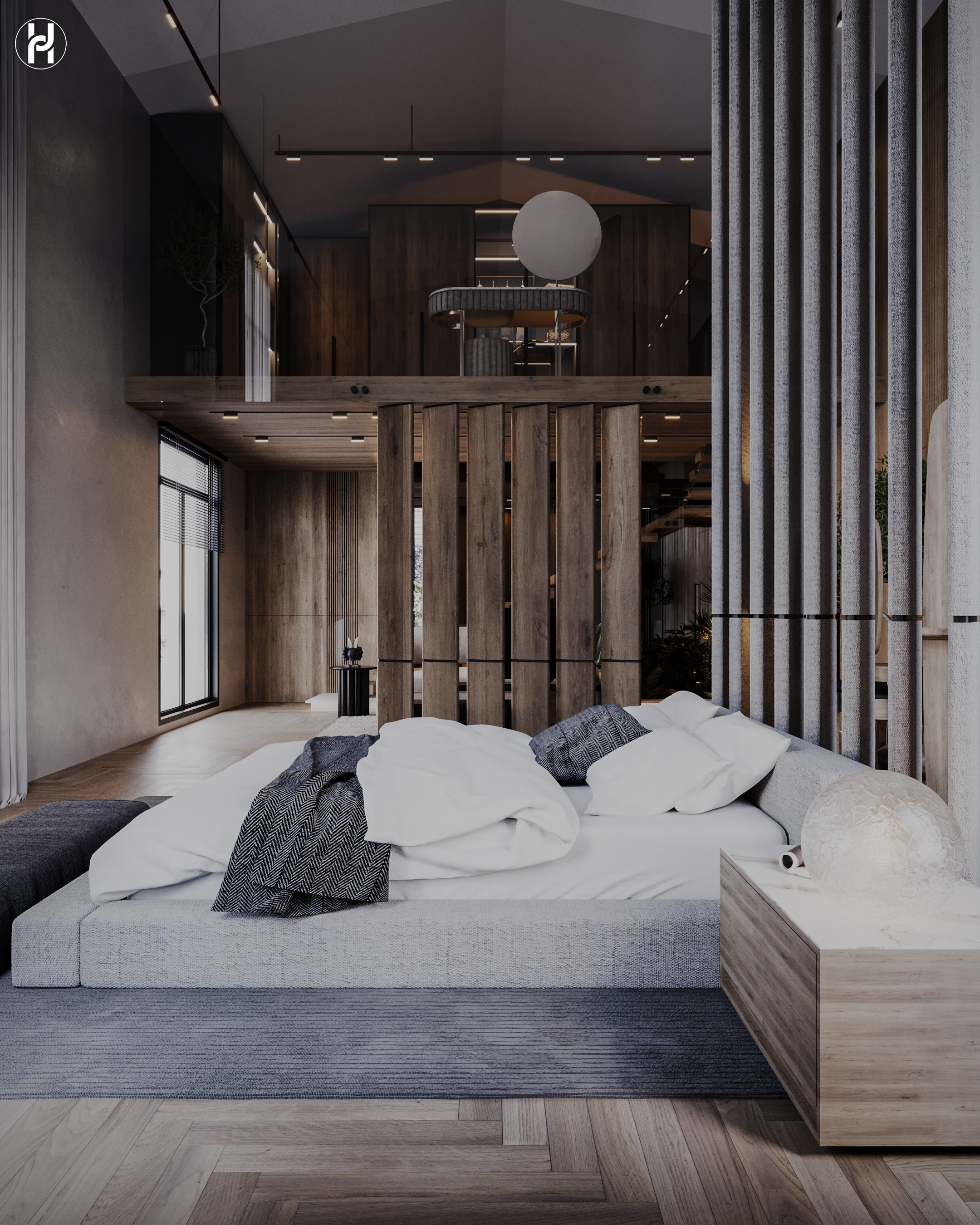 木质主卧丨Marwa Salah-5