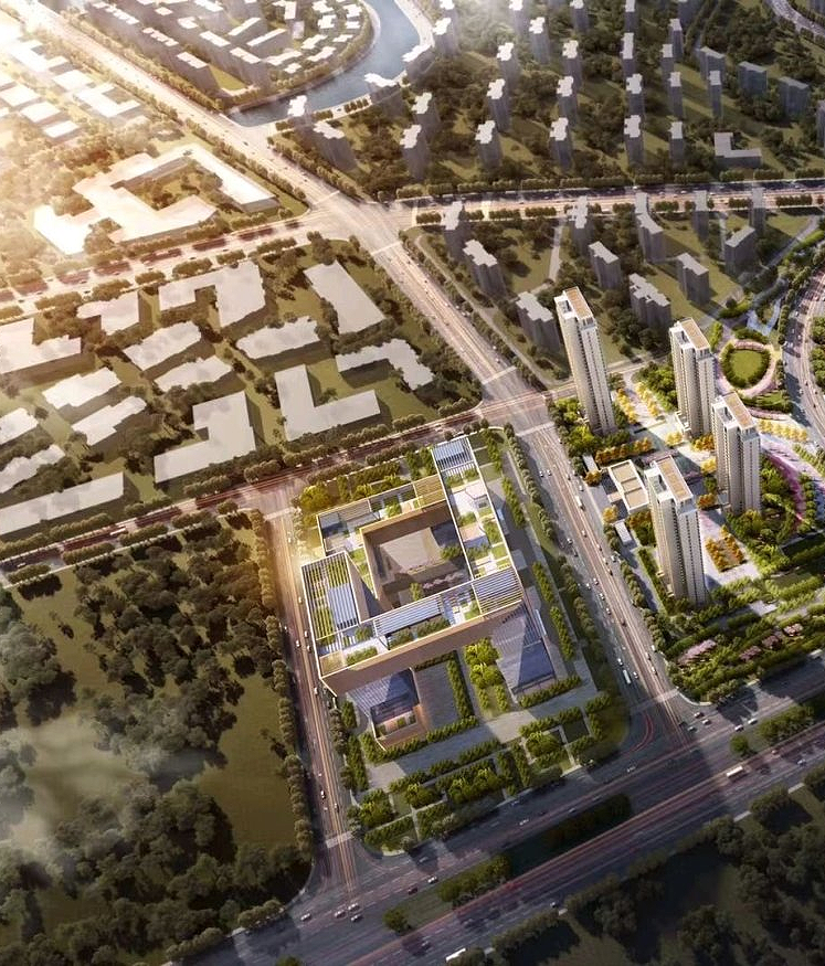 武汉硅谷小镇地标建筑丨中国武汉丨美国 SOM 建筑事务所-13