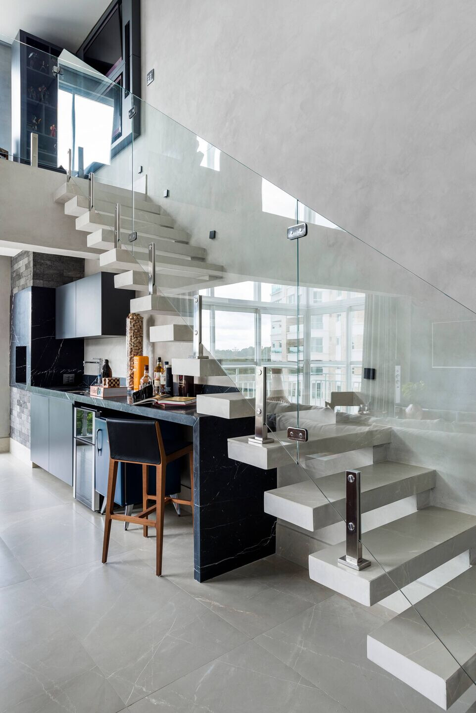 巴西双层公寓丨Schuchovski Arquitetura-19