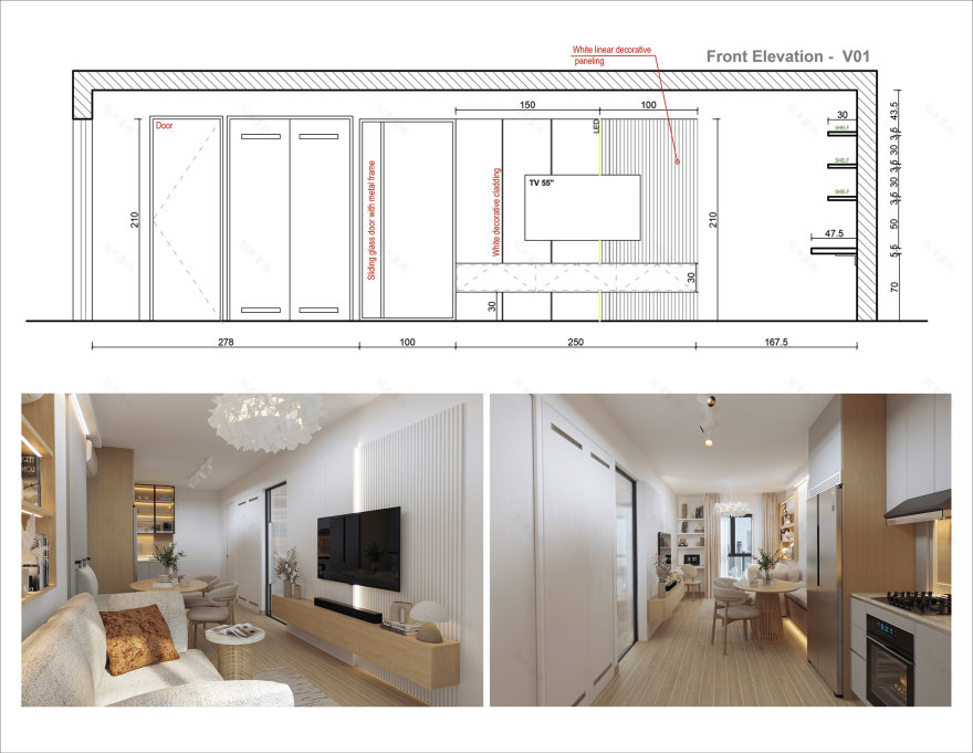 Compact Apartment Design in Panama – Custom Interiors-35