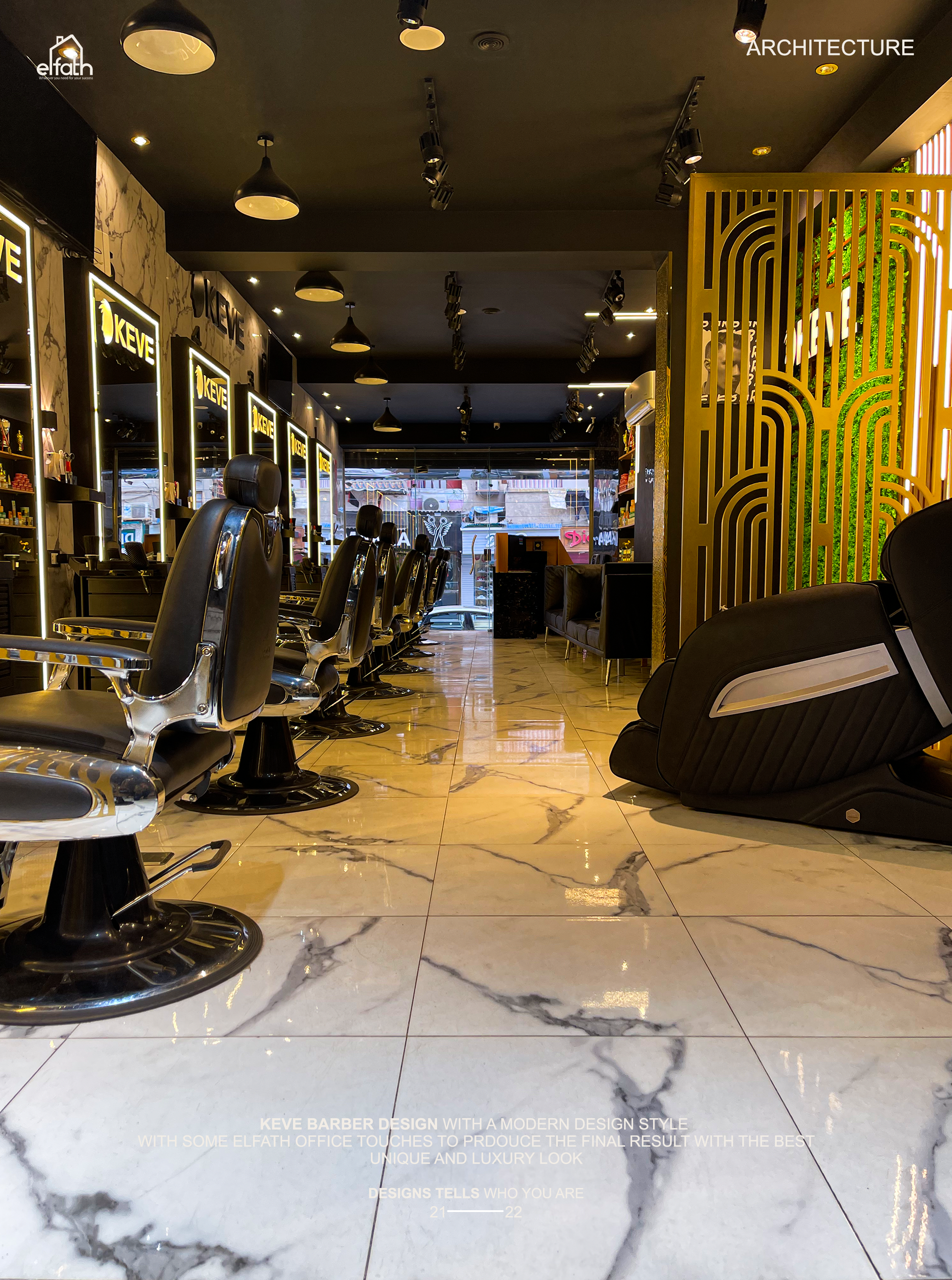 Keve barber - interior design --11