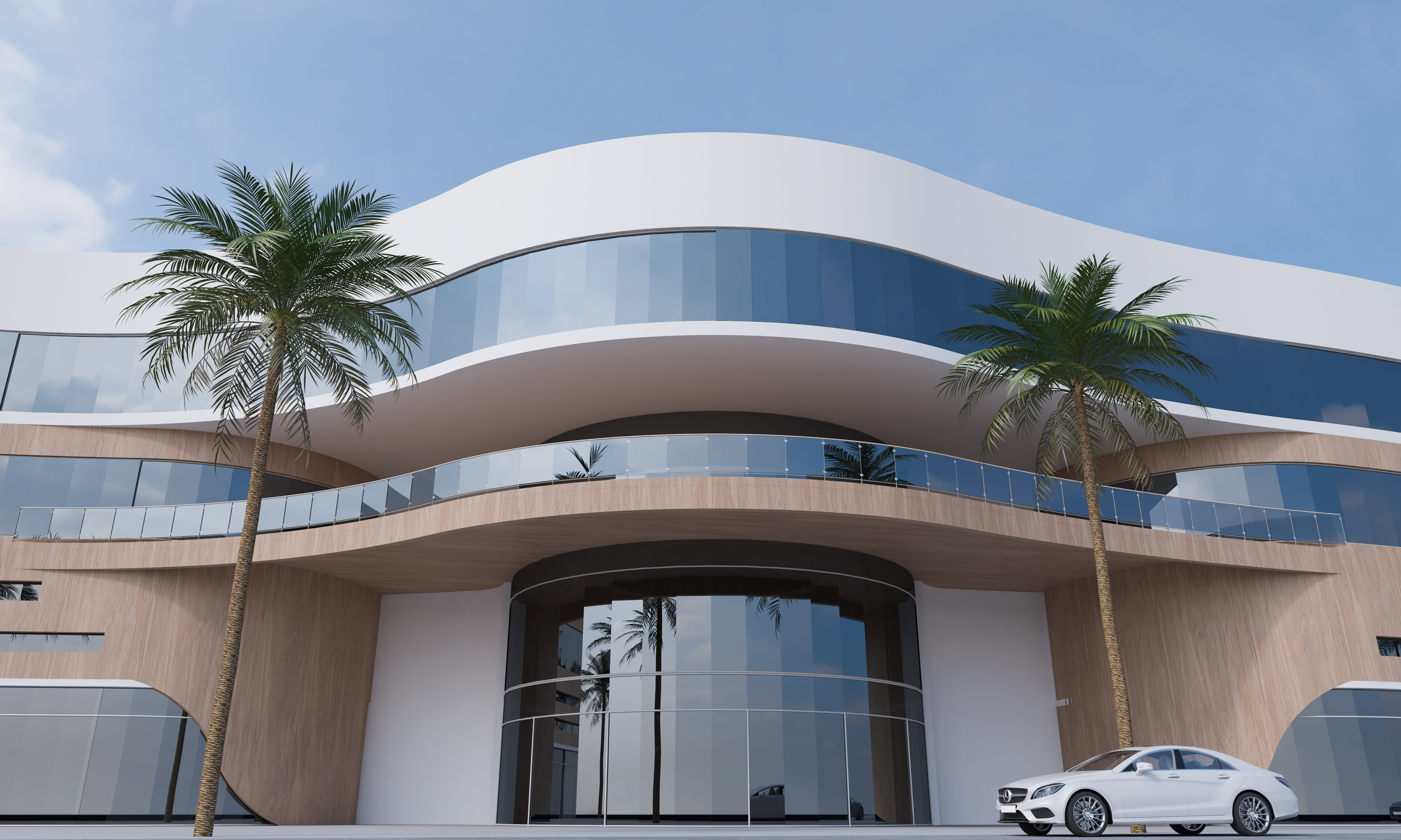 条形购物中心设计-3