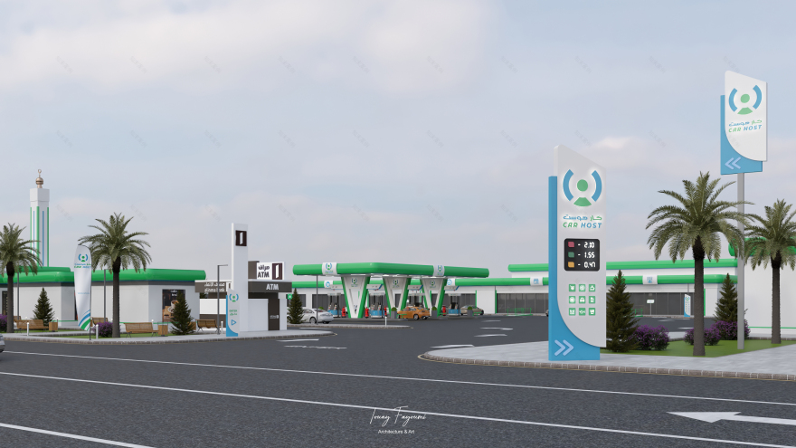 Car Host Petrol Station 设计-21