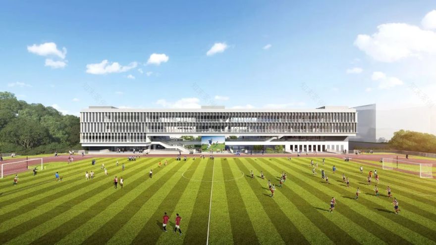 深圳梅山中学扩建综合楼丨中国深圳丨AUBE欧博设计-3