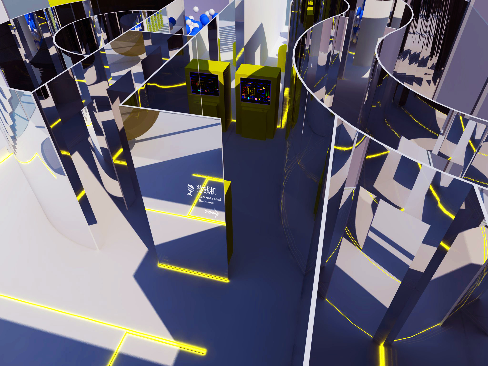 吃豆人主题游戏体验馆 | 穿越时空的童年回忆-27