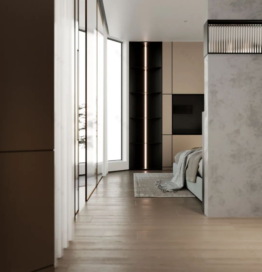 复地金融岛 390㎡现代轻奢家居,温馨舒适与时尚品质的完美融合-46