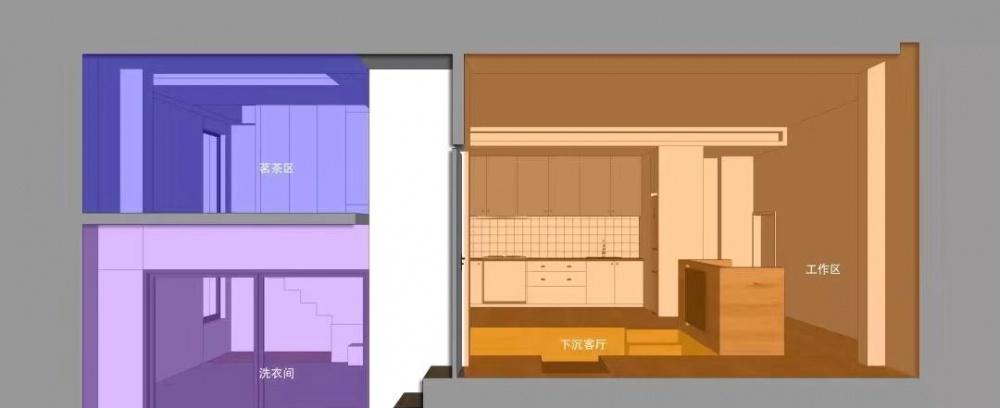 错落有致，60 平米囊括四海的丁克夫妻家居设计-99