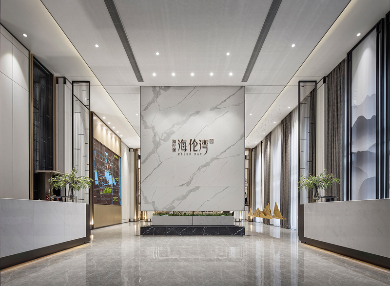 江苏宜兴海伦湾销售中心—现代东方美学之韵-23