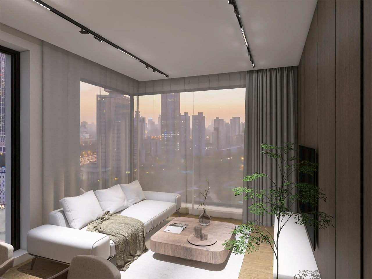 Japandi风格三居室公寓学习项目-6