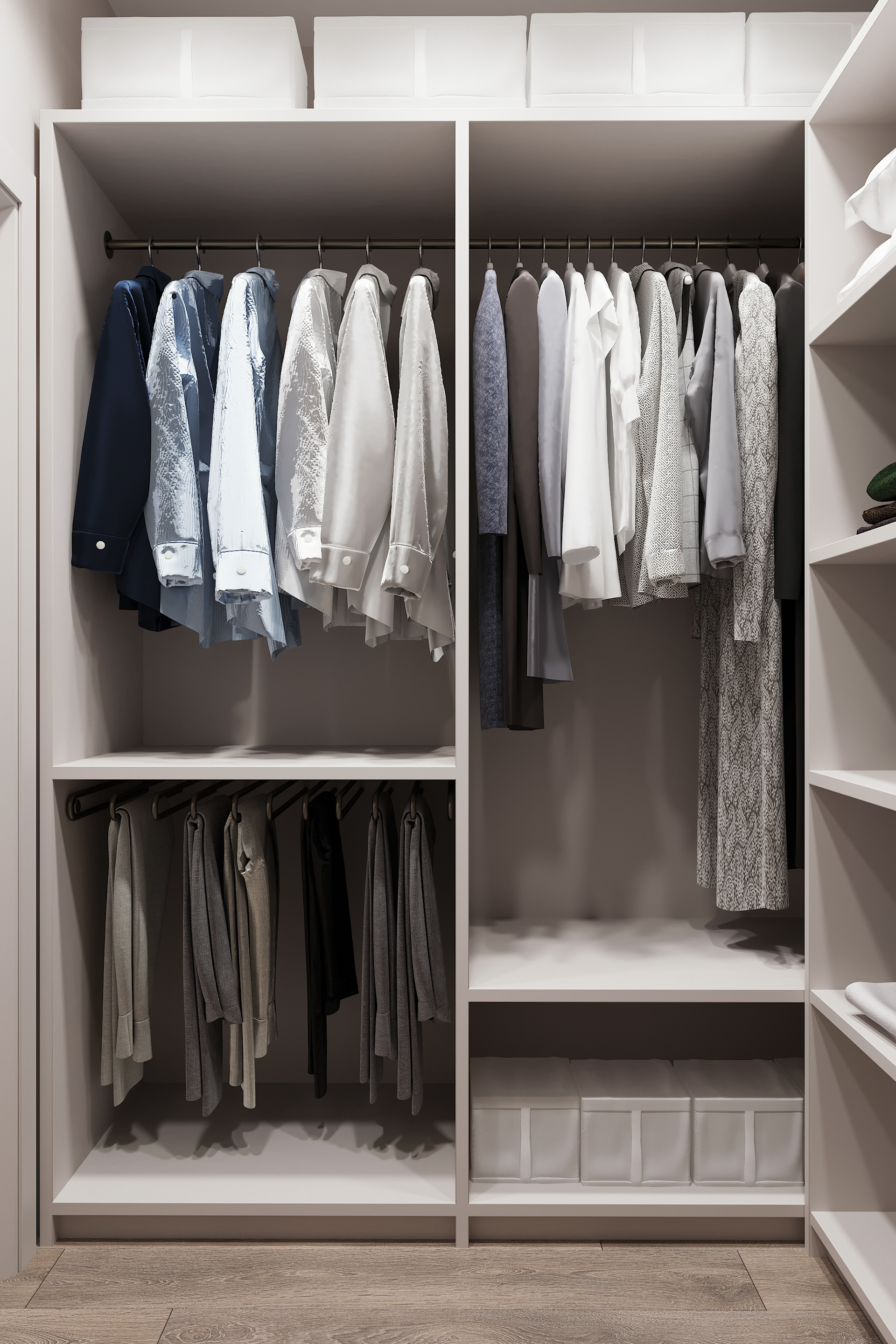 现代风格主卧室设计丨Katushhha 设计与装修工作室-5