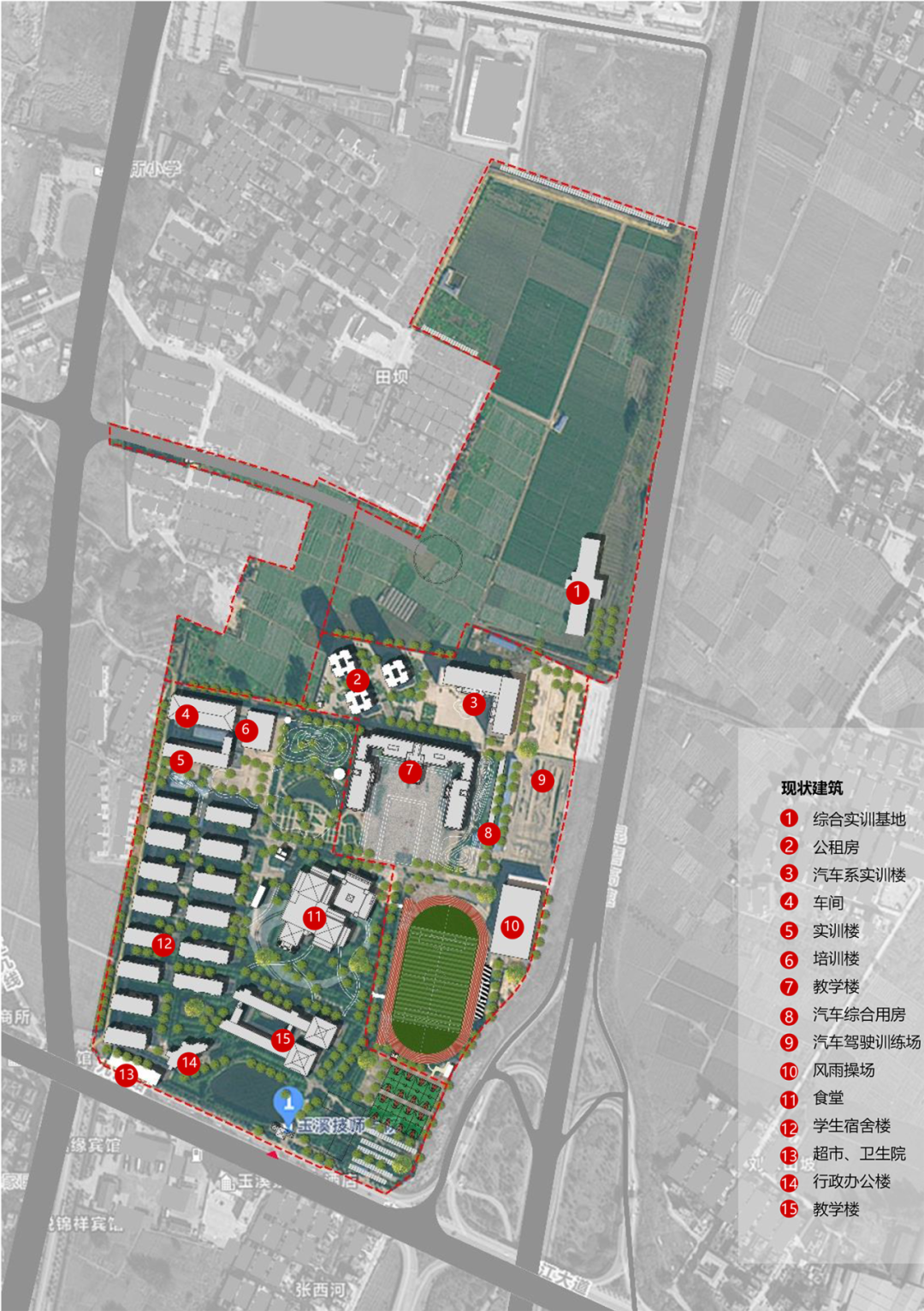 云南省玉溪技师学院扩建项目方案设计丨中国玉溪丨思序产教融合研究中心,云南建学综合设计院-36