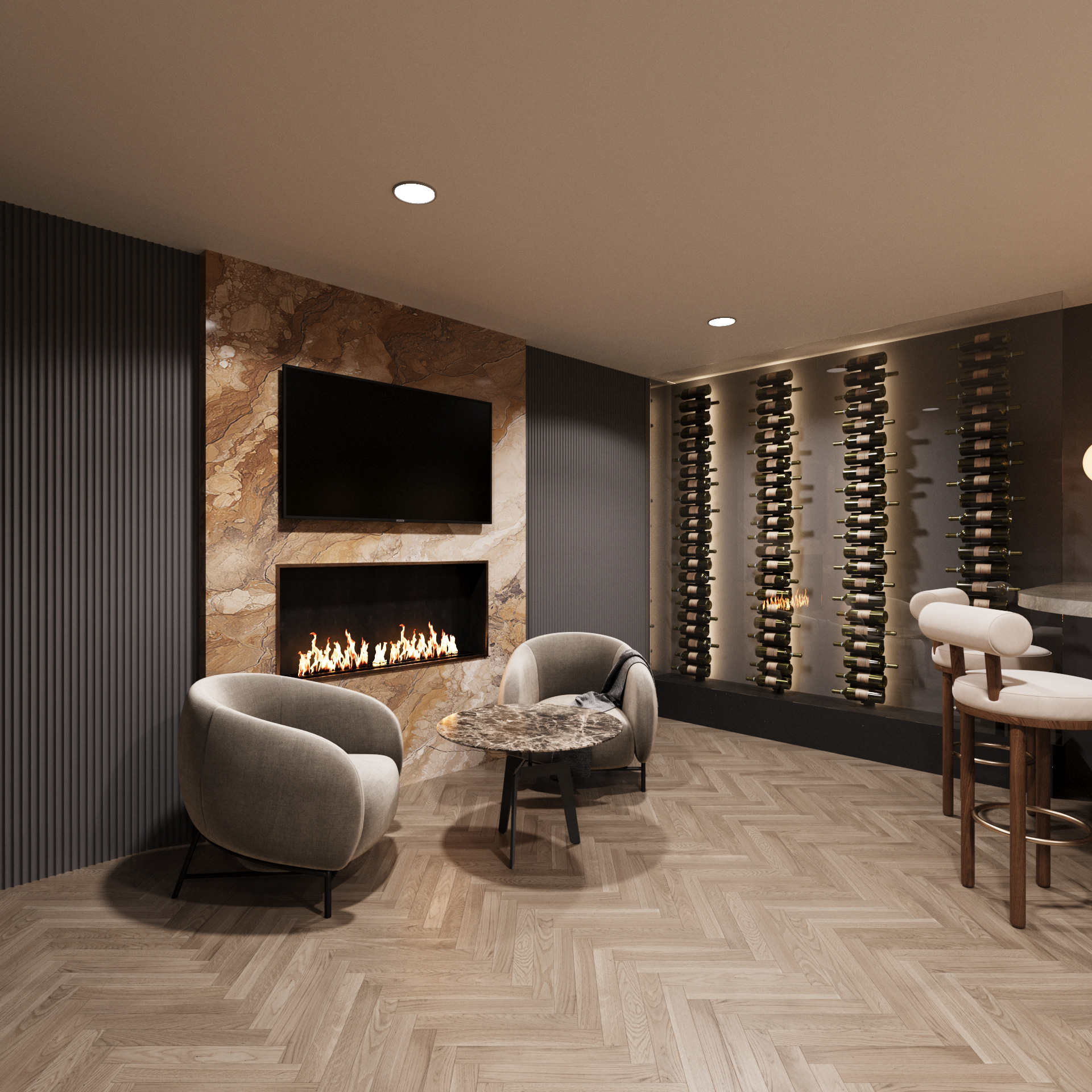 费城地下室室内设计丨美国-7