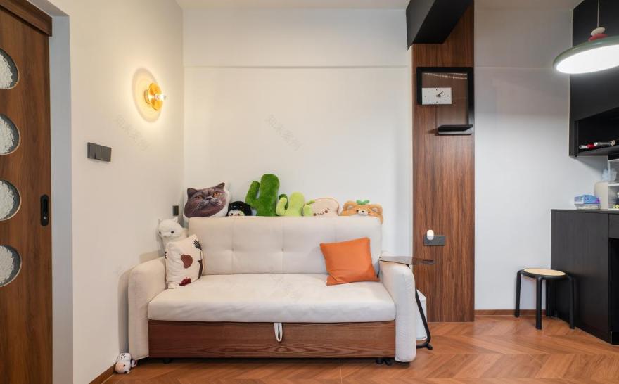 53㎡复古风一居室-28