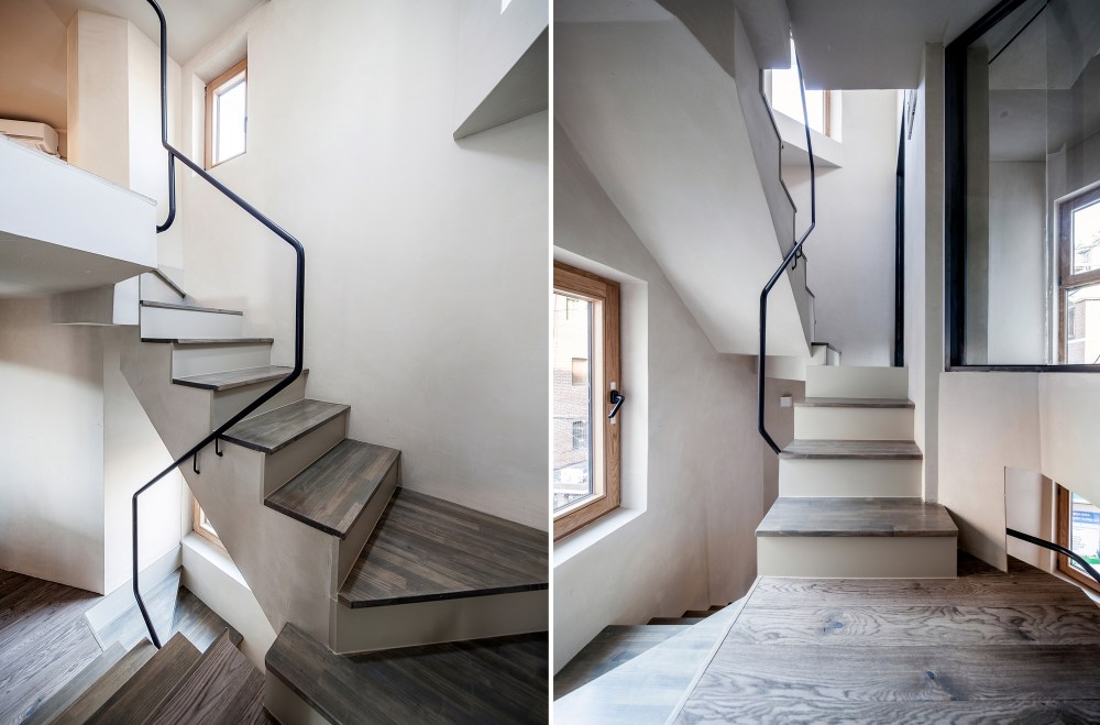 首尔“裂缝”之家 | 小地块中的大空间设计-61