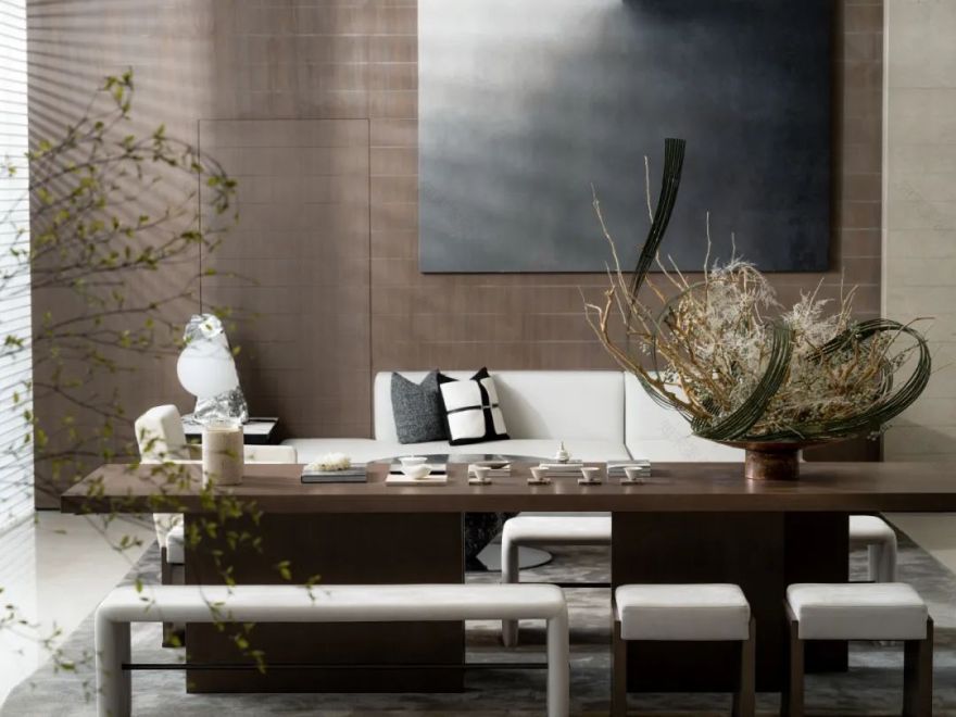 东方诗意 · 华润置地锦官和鸣销售中心的空间艺术丨中国成都丨元禾大千(软装),李益中空间设计(硬装)-39